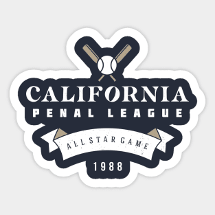 California Penal League All Star Game 1988 Sticker